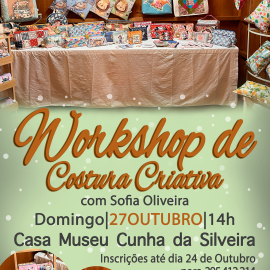 WORKSHOP DE COSTURA CRIATIVA