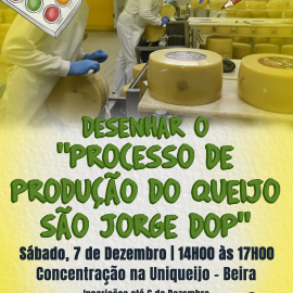 URBAN SKETCHERS – PROCESSO DE PRODUÇÃO DO QUEIJO DE SÃO JORGE DOP