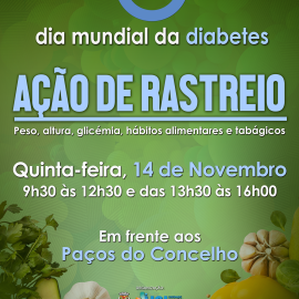 AÇÃO DE RASTREIO NO ÂMBITO DO DIA MUNDIAL DA DIABETES