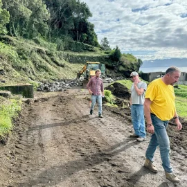 OBRAS NA CANADA DO LEITÃO NA RIBEIRA DO NABO