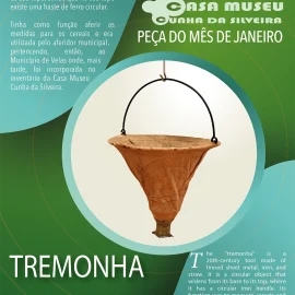 “PEÇA DO MÊS” NA CASA MUSEU CUNHA DA SILVEIRA