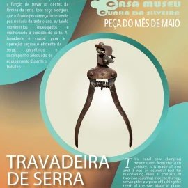“PEÇA DO MÊS” NA CASA MUSEU CUNHA DA SILVEIRA