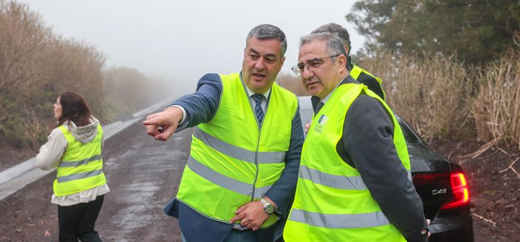 LUÍS SILVEIRA ACOMPANHA PRESIDENTE DO GOVERNO NA VISITA À OBRA DA TRANSVERSAL