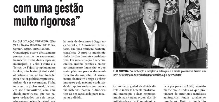 LUÍS SILVEIRA EM ENTREVISTA AO JORNAL DIÁRIO INSULAR LUÍS SILVEIRA EM ENTREVISTA AO JORNAL DIÁRIO INSULAR