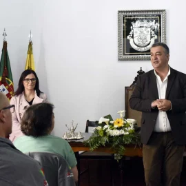 AUDIÊNCIA DE CUMPRIMENTOS À BANDA DA ASSOCIAÇÃO SOCIEDADE FILARMÓNICA 1º DEZEMBRO