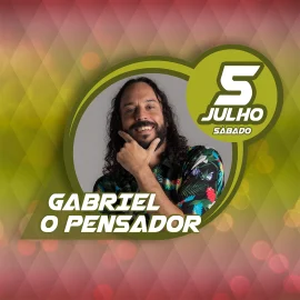 GABIREL O PENSADOR SOBE HOJE AO PALCO DA 36ª SEMANA CULTURAL DAS VELAS