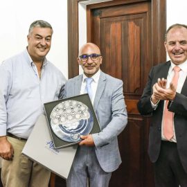 AUDIÊNCIA DE CUMPRIMENTOS À FILARMÓNICA ESTRELA DO ORIENTE DA ALGARVIA – NORDESTE