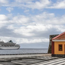 APRESENTAÇÃO DE CUMPRIMENTOS AO COMANDANTE DO NAVIO DE CRUZEIRO “AMERA”