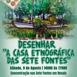 URBAN SKETCHERS – DESENHAR “A CASA ETNOGRÁFICA DAS SETE FONTES”