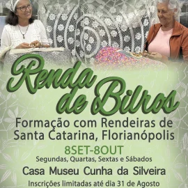 FORMAÇÃO EM RENDA DE BILROS – ÚLTIMAS INSCRIÇÕES