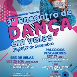 VELAS RECEBE 3º ENCONTRO DE DANÇA