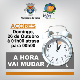 MUDANÇA DE HORA PARA HORÁRIO DE INVERNO