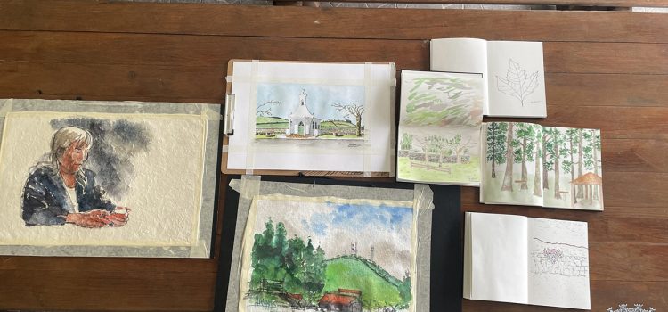 URBAN SKETCHERS – DESENHAR “A PAISAGEM DE SÃO JORGE”