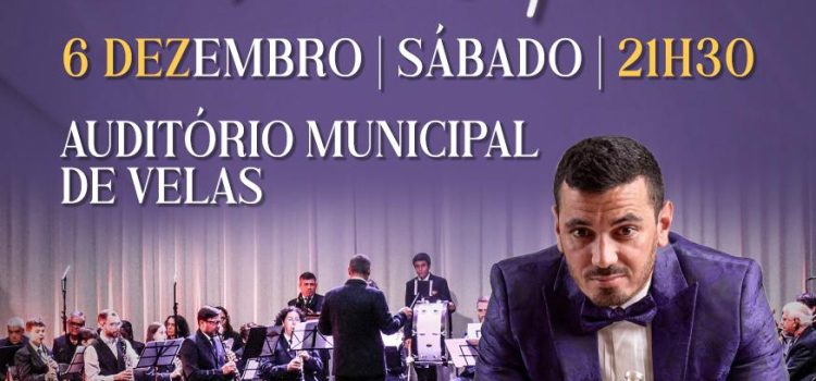 AUDITÓRIO MUNICIPAL RECEBE CONCERTO PELA FILARMÓNICA DA SOCIEDADE UNIÃO URZELINENSE E LUÍS MARTELO