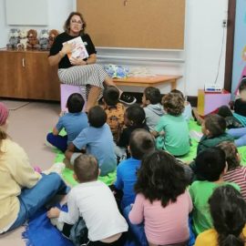 BIBLIOTECA MUNICIPAL RECEBEU MAIS UMA HORA DO CONTO