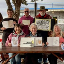 URBAN SKETCHERS DESENHAM A PAISAGEM DE SÃO JORGE