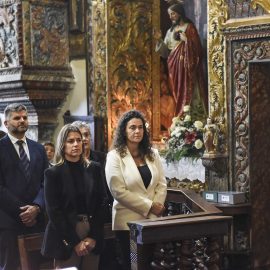 PRESIDENTE DO MUNICÍPIO NAS FESTAS EM HONRA DE SANTA BÁRBARA