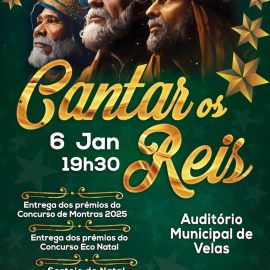 AUDITÓRIO MUNICIPAL RECEBE NOITE “CANTAR OS REIS”