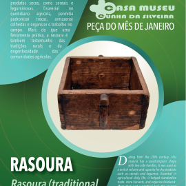 “PEÇA DO MÊS” NA CASA MUSEU CUNHA DA SILVEIRA