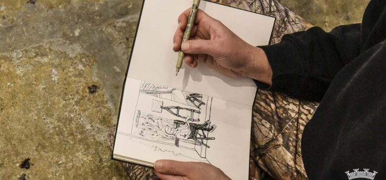 URBAN SKETCHERS DESENHAM A CASA MUSEU CUNHA DA SILVEIRA