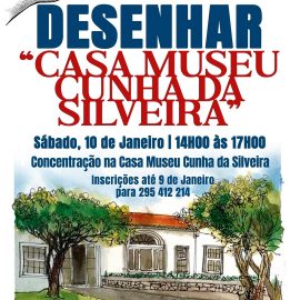 URBAN SKETCHERS – DESENHAR A “CASA MUSEU CUNHA DA SILVEIRA”