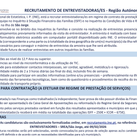 INE – RECRUTAMENTO