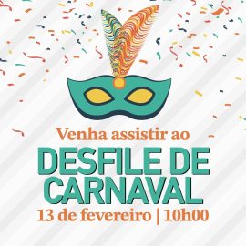 VELAS PREPARA-SE PARA RECEBER O DESFILE DE CARNAVAL