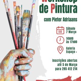 WORKSHOP DE PINTURA COM PIETER ADRIAANS