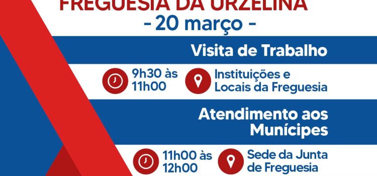 PRESIDÊNCIA DE PROXIMIDADE – FREGUESIA DA URZELINA