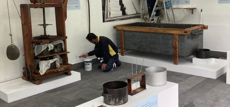 OBRAS DE MANUTEÇÃO NO EDIFÍCIO DO NÚCLEO MUSEOLÓGICO “A QUEIJARIA”