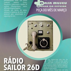 “PEÇA DO MÊS” NA CASA MUSEU CUNHA DA SILVEIRA