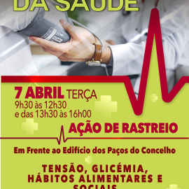 AÇÃO DE RASTREIO NO ÂMBITO DO DIA MUNDIAL DA SAÚDE