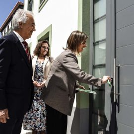 CATARINA CABECEIRAS NA INAUGURAÇÃO DOS NOVOS APARTAMENTOS DA CASA DE REPOUSO JOÃO INÁCIO DE SOUSA