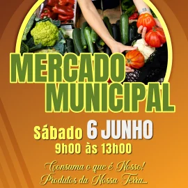 MERCADO MUNICIPAL ABRE PORTAS DIA 06 DE JUNHO