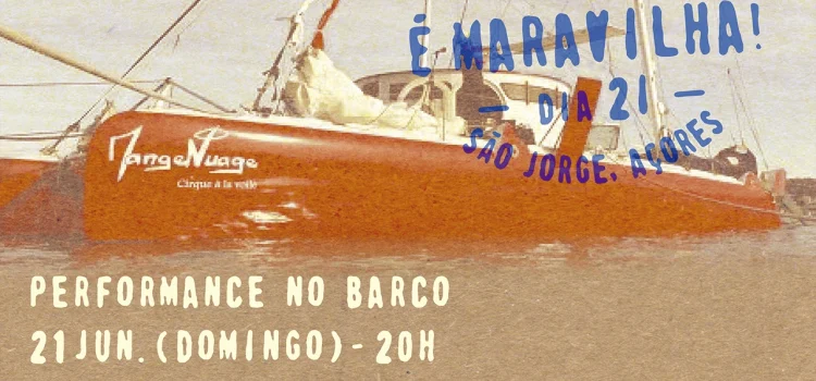 MARINA DAS VELAS RECEBE PERFORMANCE ARTÍSTICA “MANGE NUAGE” – ALTERAÇÃO DE DATA
