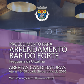 PROCEDIMENTO PARA ARRENDAMENTO DO BAR DO FORTE