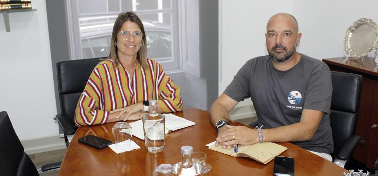 CATARINA CABECEIRAS RECEBE O PRESIDENTE DA AZORES SEA ALLIANCE