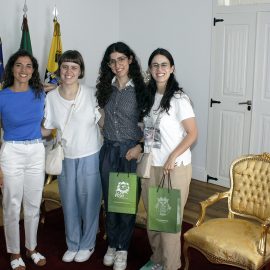 RECEÇÃO A MÉDICAS ESTAGIÁRIAS NO CENTRO DE SAÚDE DE VELAS