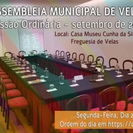 ASSEMBLEIA MUNICIPAL DE VELAS – SETEMBRO 2026