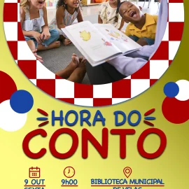 HORA DO CONTO NA BIBLIOTECA MUNICIPAL DE VELAS HORA DO CONTO NA BIBLIOTECA MUNICIPAL DE VELAS