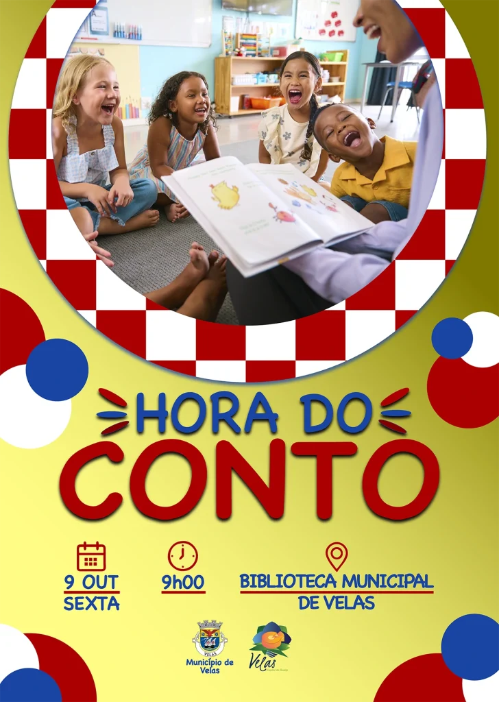HORA DO CONTO NA BIBLIOTECA MUNICIPAL DE VELAS