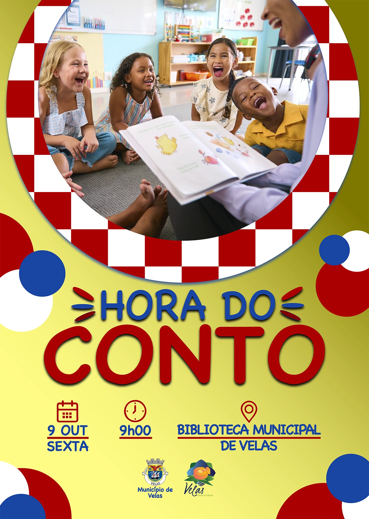 HORA DO CONTO NA BIBLIOTECA MUNICIPAL DE VELAS