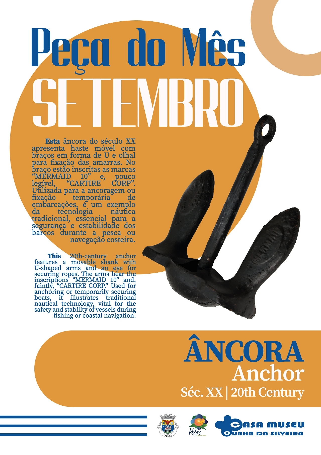 “PEÇA DO MÊS” NA CASA MUSEU CUNHA DA SILVEIRA