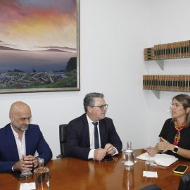 DIRETOR REGIONAL DO EMPREENDEDORISMO E COMPETITIVADE RECEBIDO NOS PAÇOS DO CONCELHO
