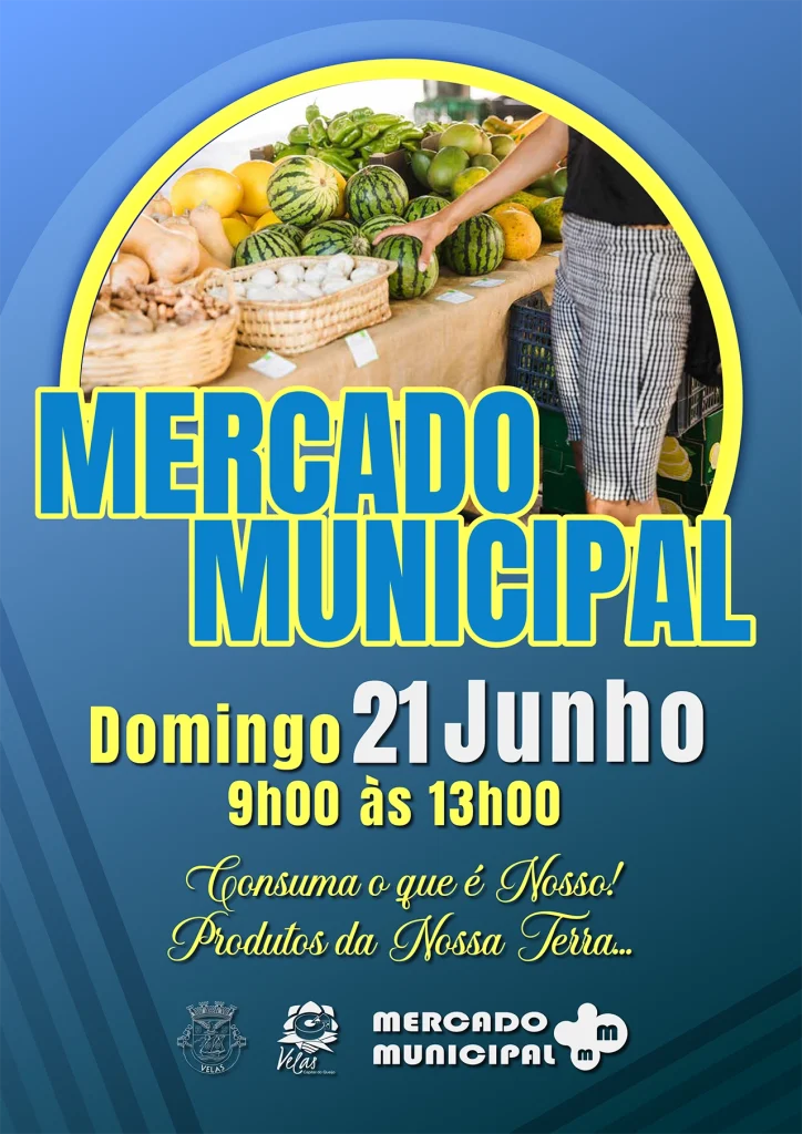 MERCADO MUNICIPAL ABRE PORTAS DIA 21 DE JUNHO – DOMINGO