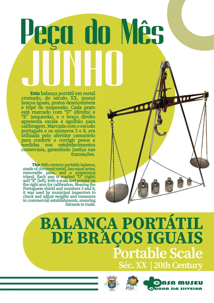 “PEÇA DO MÊS” NA CASA MUSEU CUNHA DA SILVEIRA